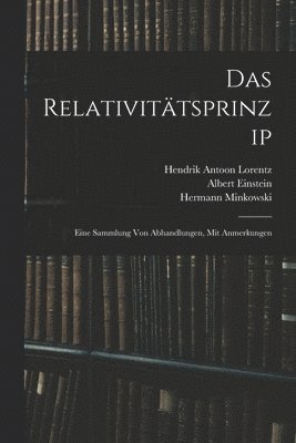 Albert Einstein, Hermann Minkowski, Hendrik Antoon Lorentz - Relativitätsprinzip, Häftad
