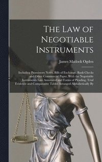 bokomslag The Law of Negotiable Instruments