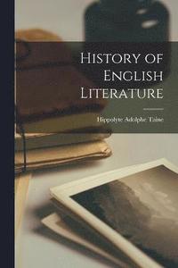 bokomslag History of English Literature