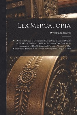 Lex Mercatoria 1