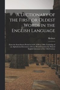 bokomslag A Dictionary of the First or Oldest Words in the English Language