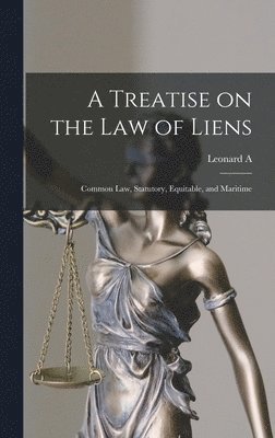 bokomslag Treatise on the law of Liens; Common law, Statutory, Equitable, and Maritime