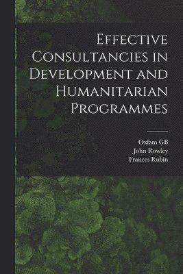 bokomslag Effective Consultancies in Development and Humanitarian Programmes