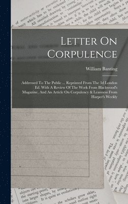 Letter On Corpulence 1