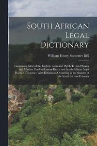 bokomslag South African Legal Dictionary