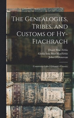 bokomslag The Genealogies, Tribes, and Customs of Hy-Fiachrach