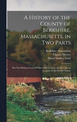 David Dudley Field, Chester Dewey - History of the County of Berkshire, Massachusetts, in Two Parts, Inbunden