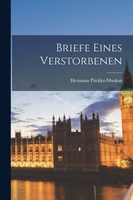 bokomslag Briefe Eines Verstorbenen