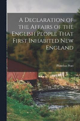 bokomslag Declaration of the Affairs of the English People That First Inhabited New England