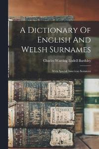 bokomslag A Dictionary Of English And Welsh Surnames