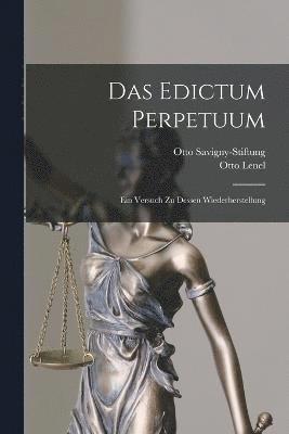 bokomslag Das Edictum Perpetuum