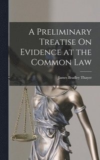 bokomslag A Preliminary Treatise On Evidence at the Common Law