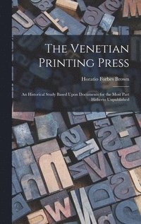 bokomslag The Venetian Printing Press