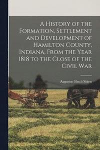 bokomslag A History of the Formation, Settlement and Development of Hamilton County, Indiana, From the Year 1818 to the Close of the Civil War