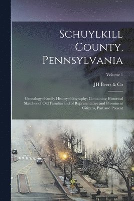 bokomslag Schuylkill County, Pennsylvania; Genealogy--family History--biography; Containing Historical Sketches of old Families and of Representative and Prominent Citizens, Past and Present; Volume 1