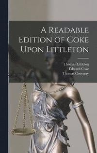 bokomslag A Readable Edition of Coke Upon Littleton