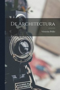 bokomslag De Architectura