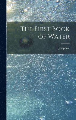 bokomslag The First Book of Water