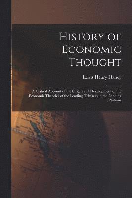 History of Economic Thought 1