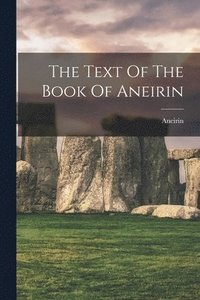 bokomslag The Text Of The Book Of Aneirin
