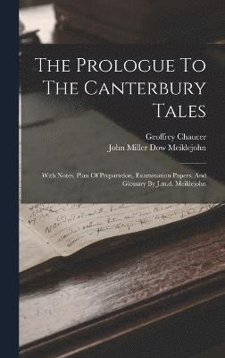 bokomslag Prologue To The Canterbury Tales