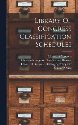 Library Of Congress Classification Schedules 1