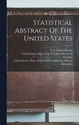 bokomslag Statistical Abstract Of The United States