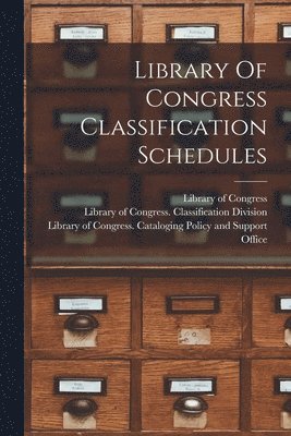 Library Of Congress Classification Schedules 1