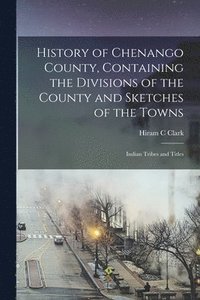 bokomslag History of Chenango County, Containing the Divisions of the County and Sketches of the Towns; Indian Tribes and Titles