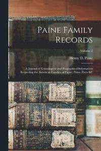 bokomslag Paine Family Records