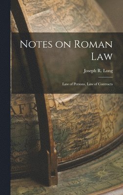 bokomslag Notes on Roman Law