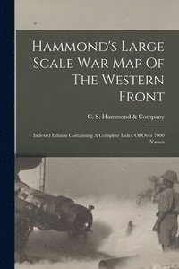 bokomslag Hammond's Large Scale War Map Of The Western Front
