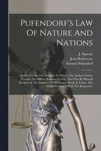 bokomslag Pufendorf's Law Of Nature And Nations