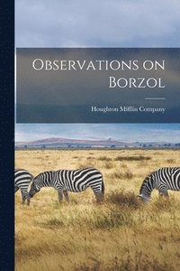 bokomslag Observations on Borzol
