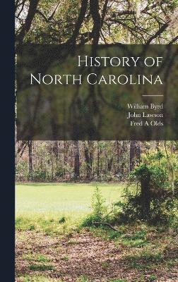 bokomslag History of North Carolina