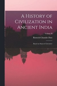 bokomslag History of Civilization in Ancient India