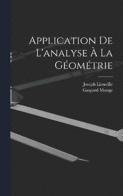 bokomslag Application De L'analyse  La Gomtrie