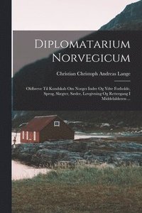 bokomslag Diplomatarium Norvegicum