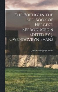 bokomslag The Poetry in the Red Book of Hergest, Reproduced & Edited by J. Gwenogvryn Evans