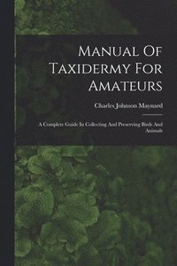 bokomslag Manual Of Taxidermy For Amateurs