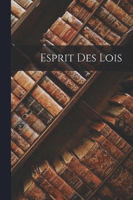 Esprit Des Lois 1