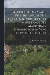 bokomslag Geschichte der Stadt Pitschen, nach den Quellen bearbeitet und im Auftrage des Magistrats herausgegeben von Hermann Koelling