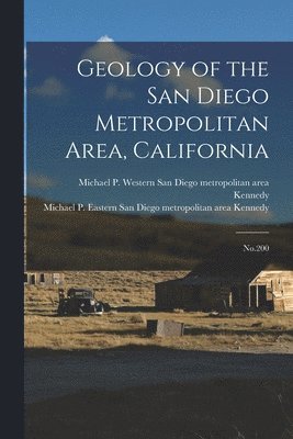 Geology of the San Diego Metropolitan Area, California 1