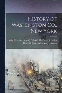 bokomslag History of Washington Co., New York