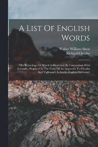 bokomslag A List Of English Words
