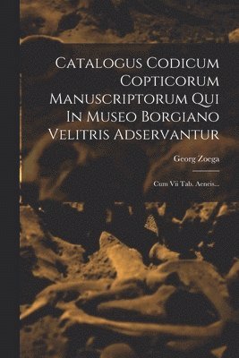 bokomslag Catalogus Codicum Copticorum Manuscriptorum Qui In Museo Borgiano Velitris Adservantur