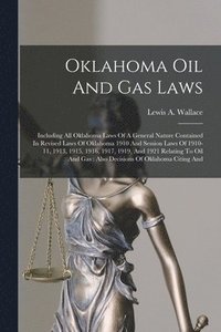 bokomslag Oklahoma Oil And Gas Laws