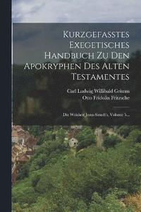 bokomslag Kurzgefasstes Exegetisches Handbuch Zu Den Apokryphen Des Alten Testamentes