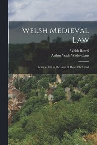 bokomslag Welsh Medieval Law