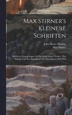 bokomslag Max Stirner's Kleinere Schriften